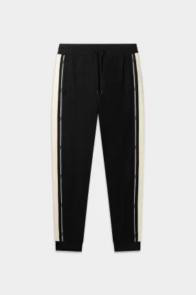 Tape Track Sweatpants Jet Black