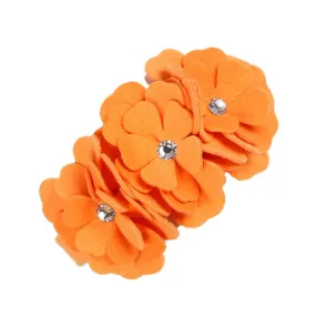 Tinkie's Garden Party Collar — Tangerine