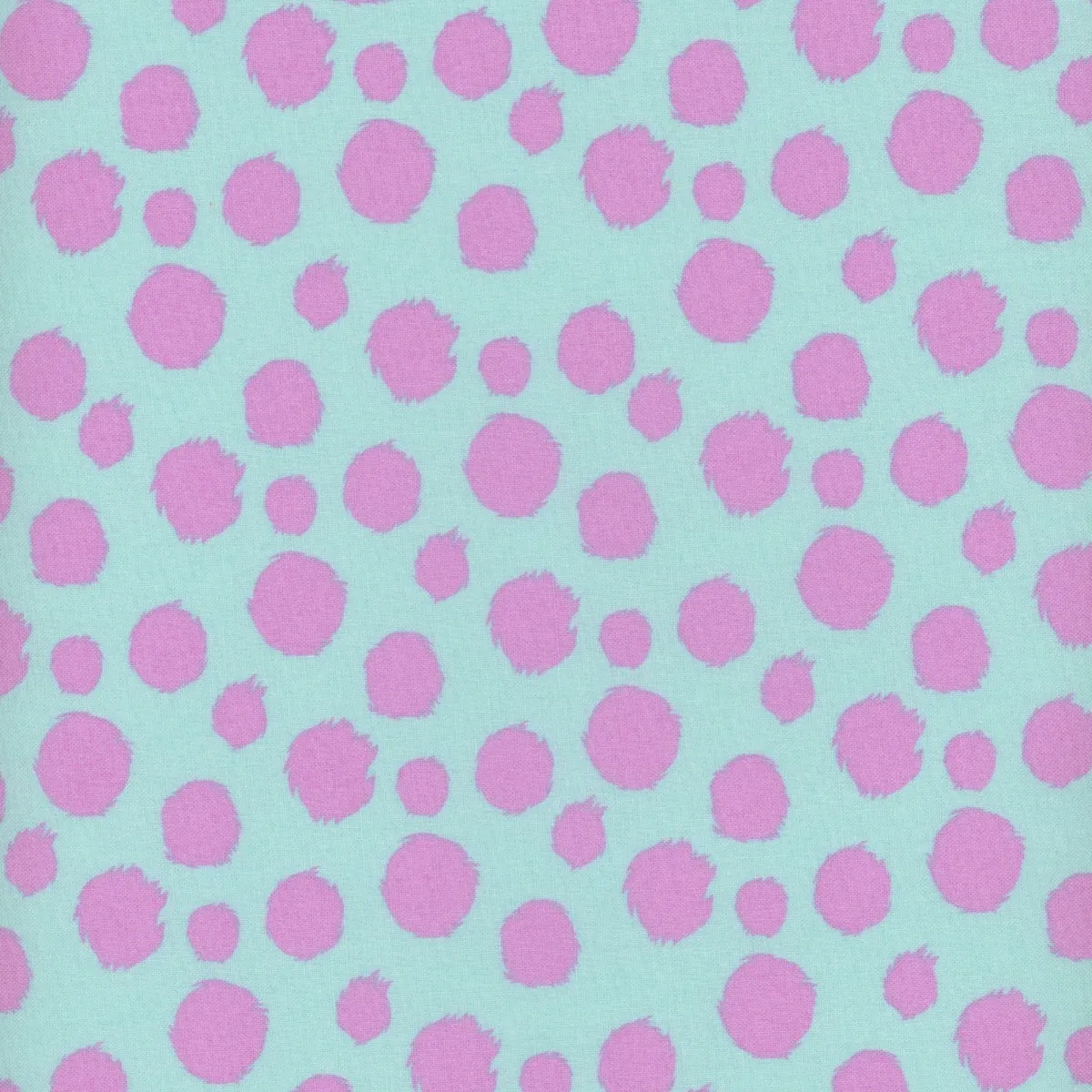 Tula Pink Tabby Road Deja Vu Fur Ball in Technomint  fabric