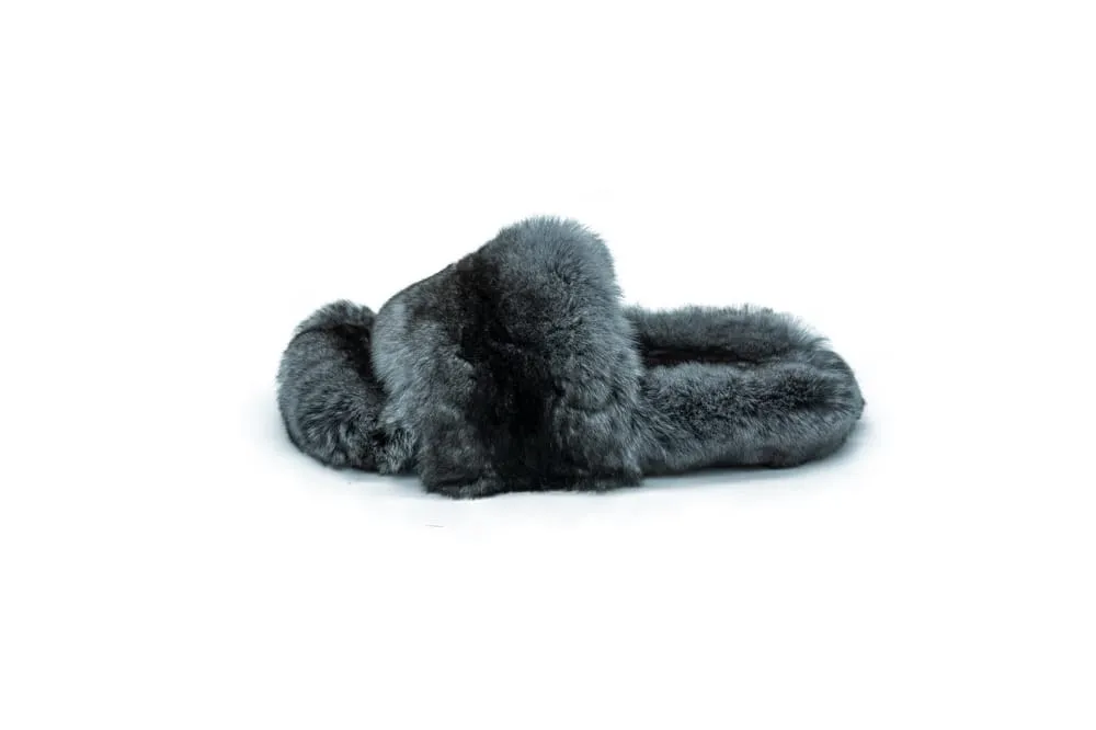 VANCOUVER - Chinchilla fur slippers