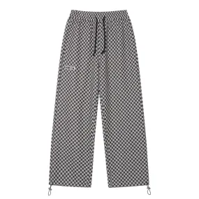 Vintage Checkerboard Jacquard Sweatpants