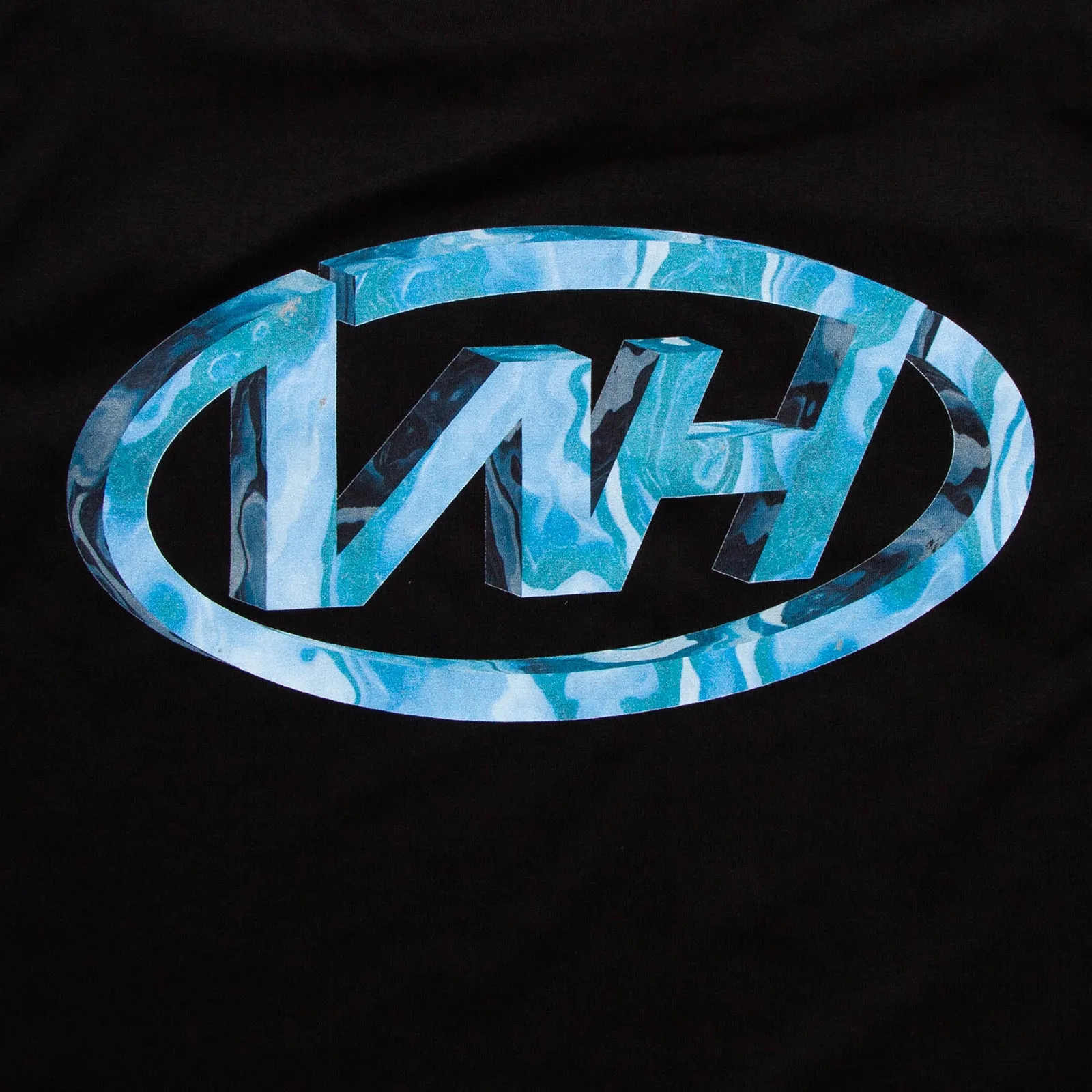 WH Crew Sky Front Print - Tshirt - Black
