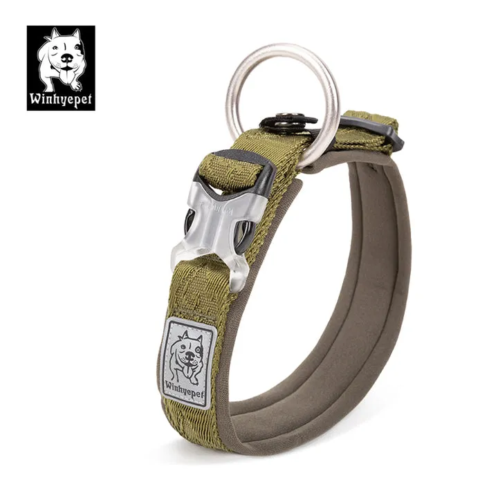 Whinhyepet Dog Collar army green -M
