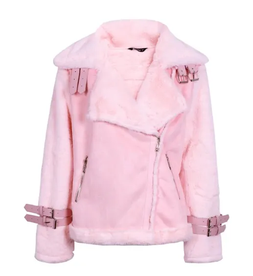 Women's Autumn & Winter Faux Leather Suede Lamb Fur Jacket