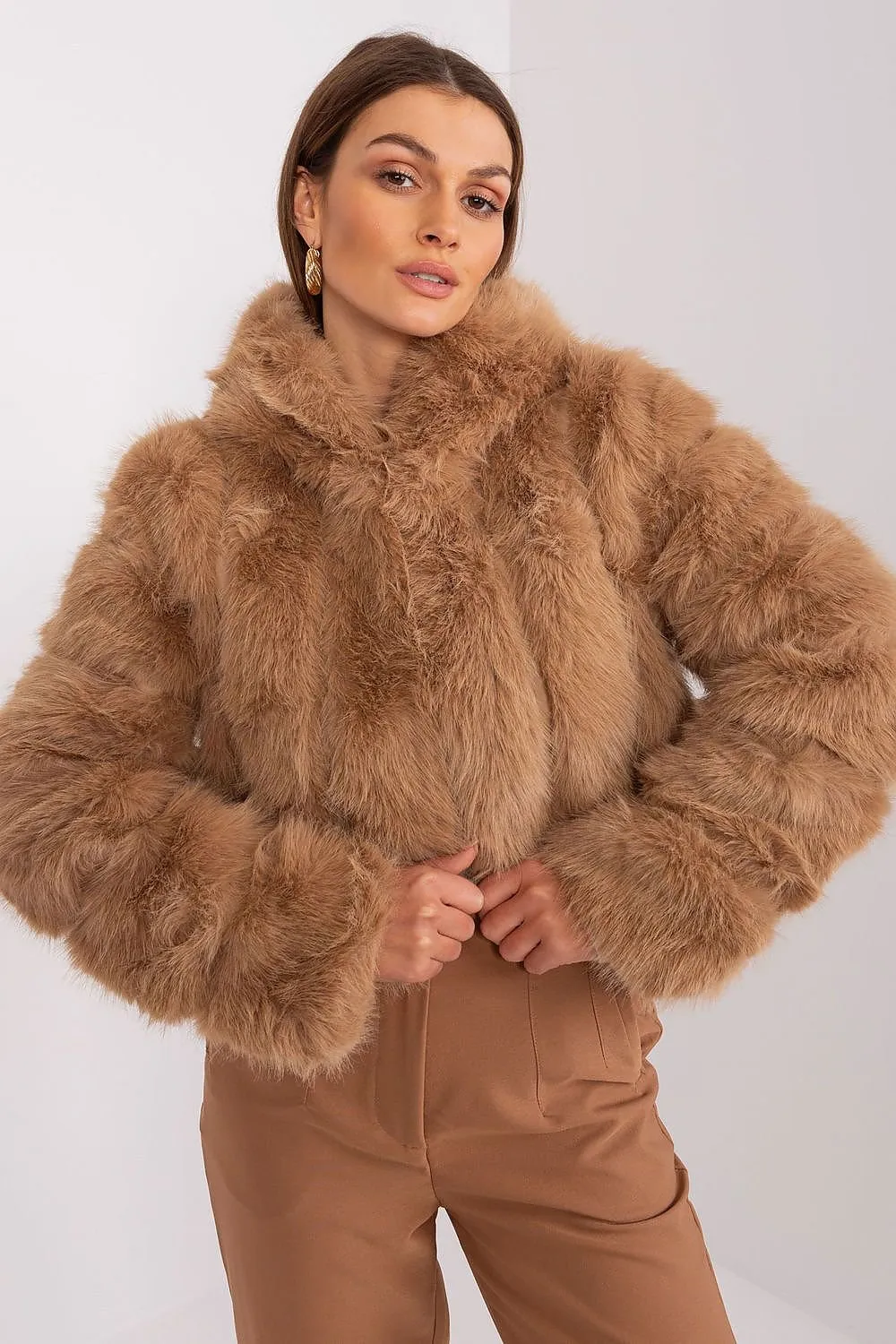 Women’s Lightweight Fur-Style Spring Jacket
