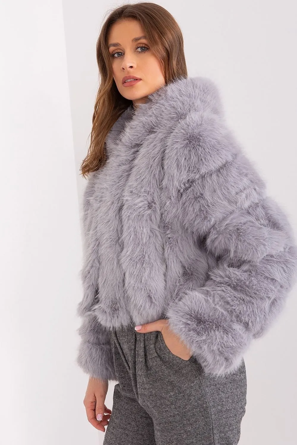 Women’s Lightweight Fur-Style Spring Jacket