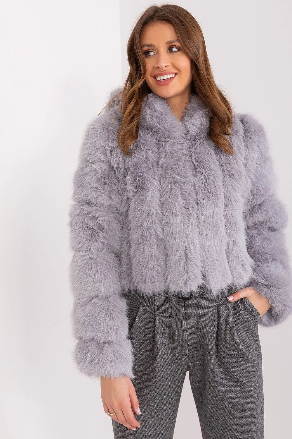 Women’s Lightweight Fur-Style Spring Jacket