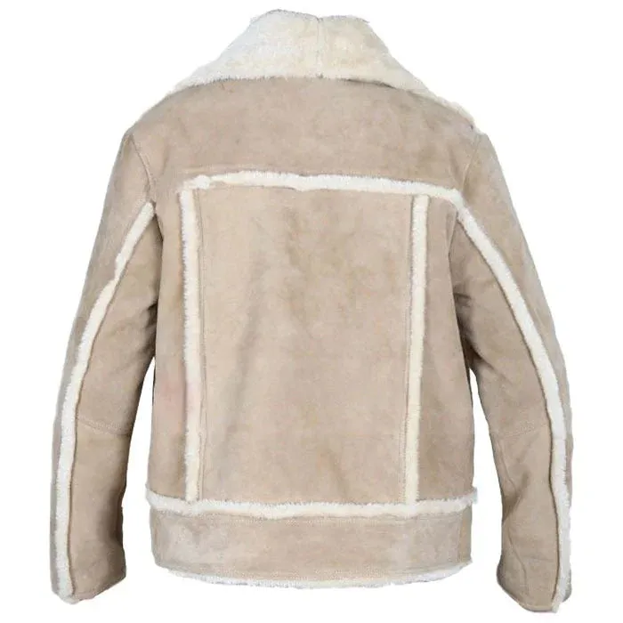 Yellowstone Season 4 Walker Ryan Bingham Shearling Jacket