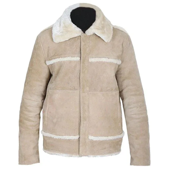 Yellowstone Season 4 Walker Ryan Bingham Shearling Jacket