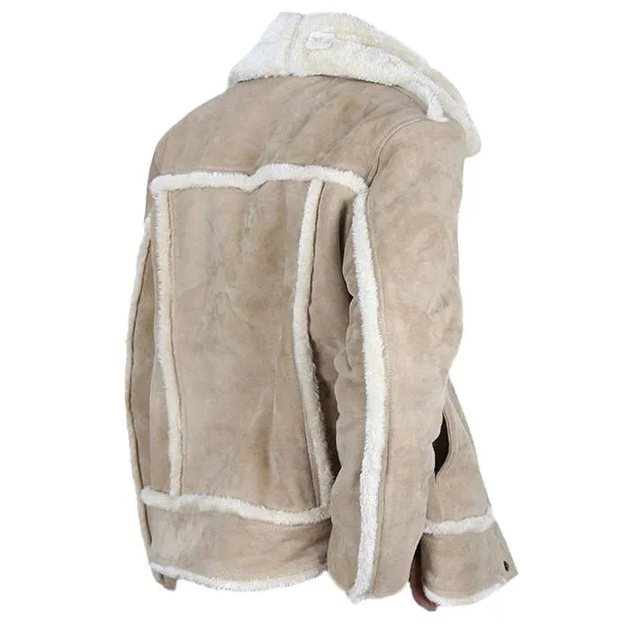 Yellowstone Season 4 Walker Ryan Bingham Shearling Jacket