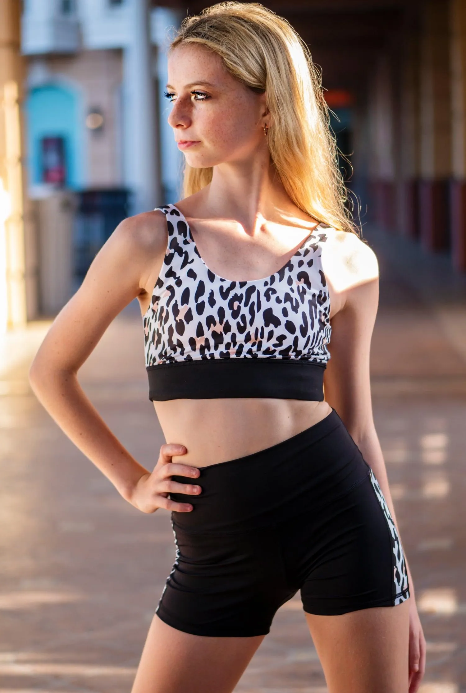 Youth Leopard Stripe Shortie