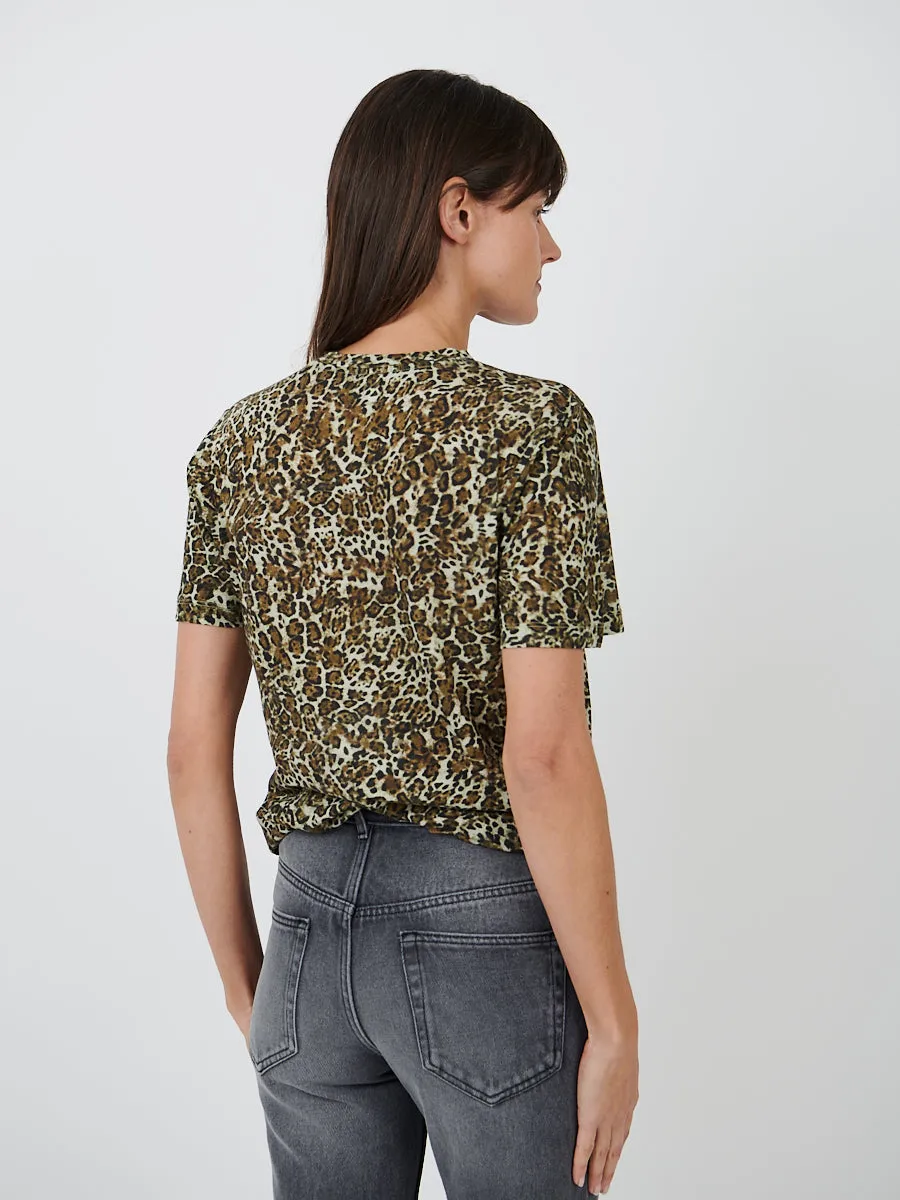 Zewel Tee Shirt in Leopard